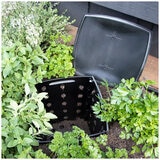 Greenlife 4 x Worm Box & Micro Composter Black 28 x 28 x 32cm
