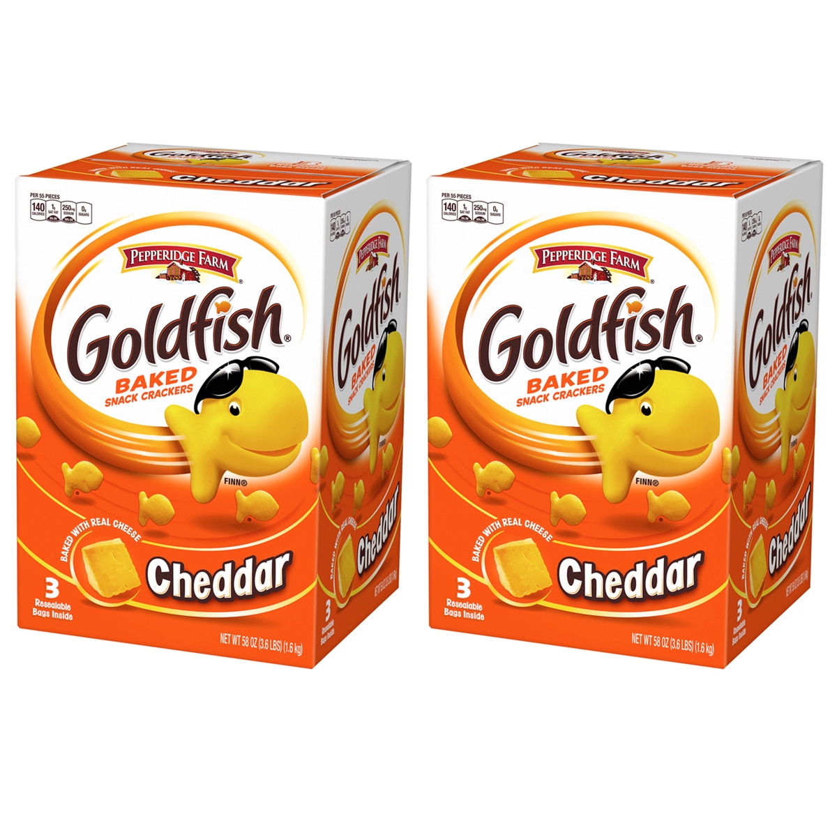 Pepperidge Farm Goldfish Crackers 2 x 1.6kg Costco Australia