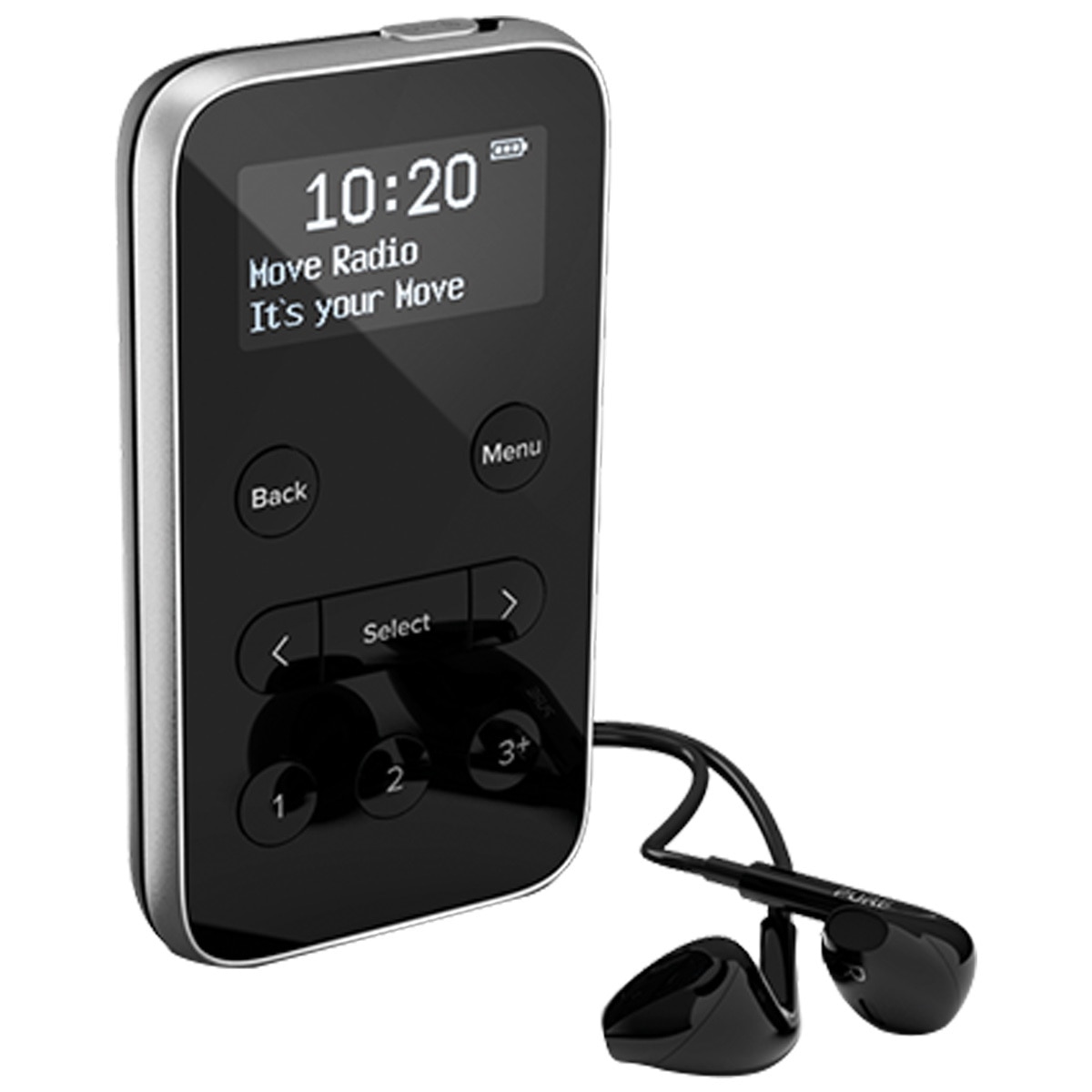 Move R3 Black - Pure Pocket Dab Radio