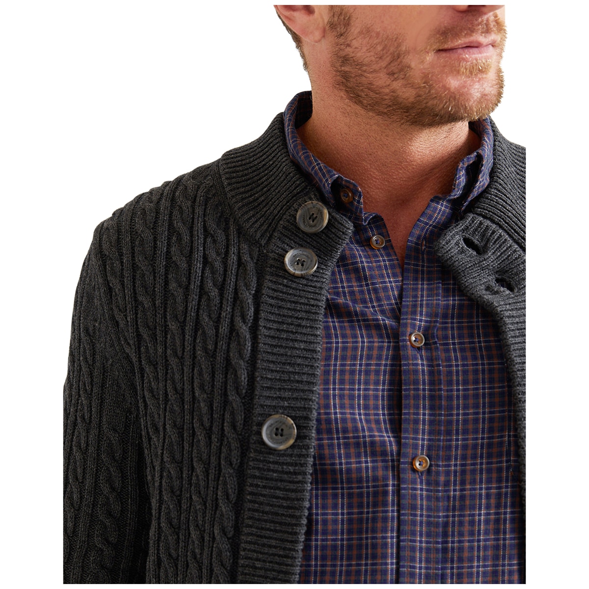 Sportscraft Cardigan Charcoal