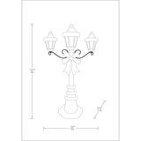 LED 84 Inch Lamp Post LED 84 Inch Lamp Post