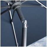 SunVilla Blue LED Market Umbrella 3M