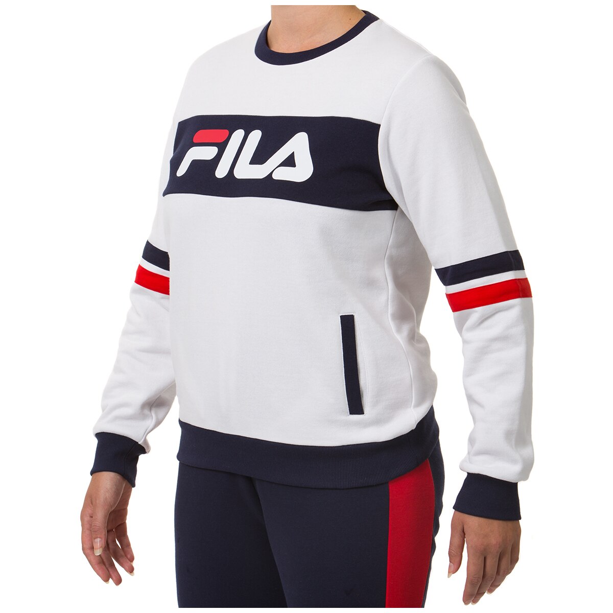 Fila Women's Tara Crew - White