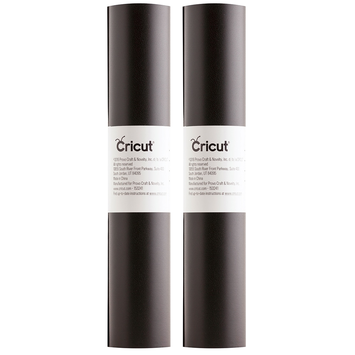 Cricut Premium Removable Black Vinyl 2 pack 4.5 m Per Roll