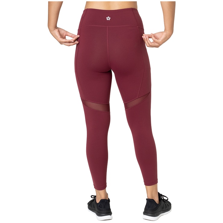 Tuff Athletics Women's 7/8 Length Legging Maroon Costco Australia