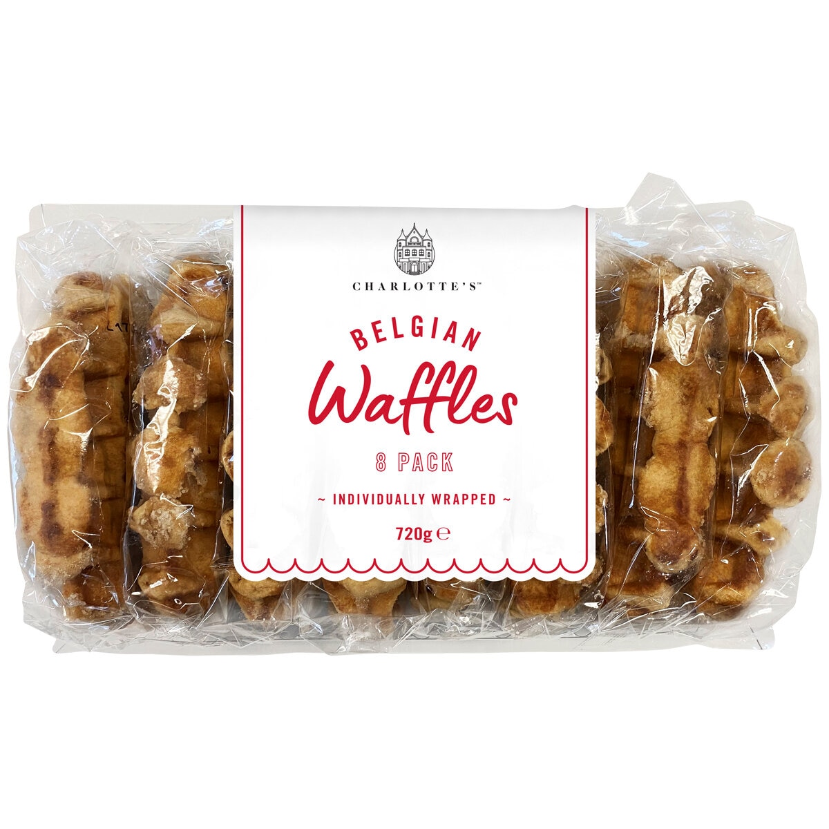 Charlotte's Belgian Waffles 8 x 90g