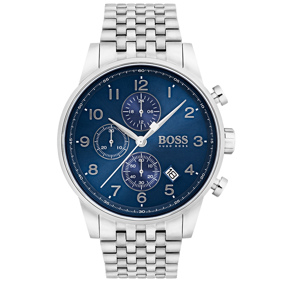 Hugo Boss 1513498 Men's Stainless Steel CS Bracelet Blue DL Watch