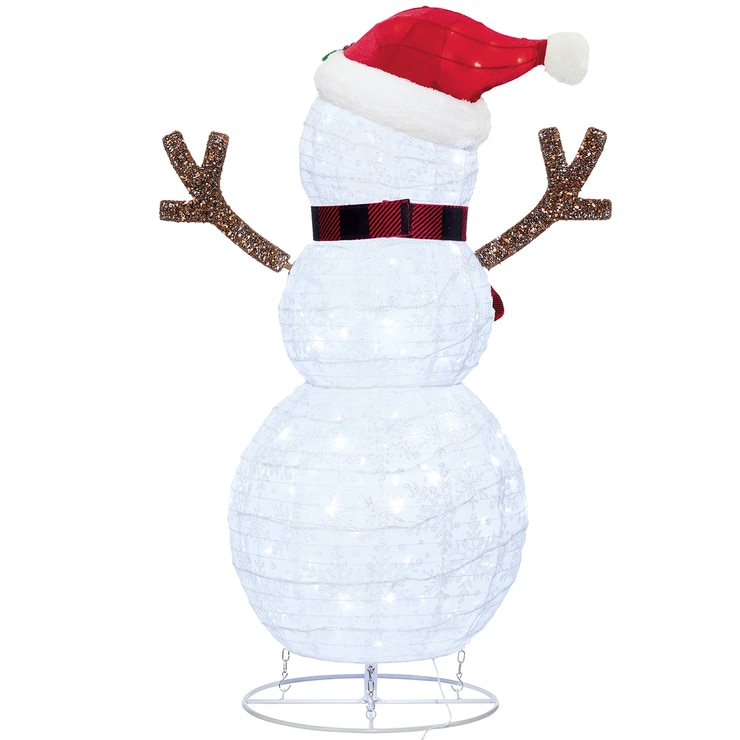 LED Snowman Family Christmas Decoration 3pc Costco Australia