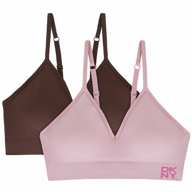 DKNY Women's Bralette 2 Pack