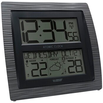 La Crosse Digital Clock with Weather Station C75723-AU