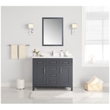 OVE 42" Bath Dove Charcoal Lakeview Vanity