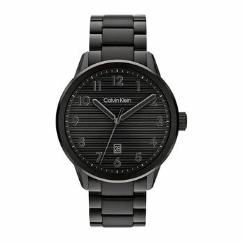 Calvin Klein Minimalistic Pilot Black Steel Watch