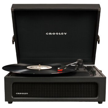 Crosley Voyager Bluetooth Portable Turntable Black CRIW8017B-BK4 Crosley Voyager Bluetooth Portable Turntable Black CRIW8017B-BK4
