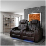 Valencia Home Theatre Tuscany Edition 2 Seater Dark Chocolate