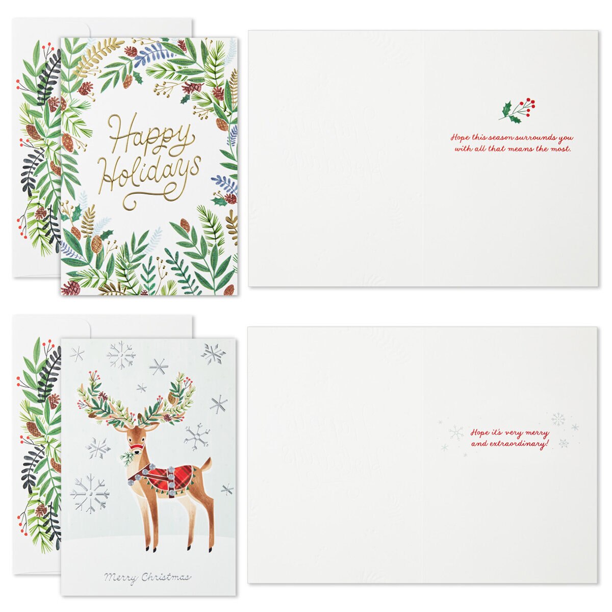 Hallmark Traditional Holiday Card Assortment 40 Pack