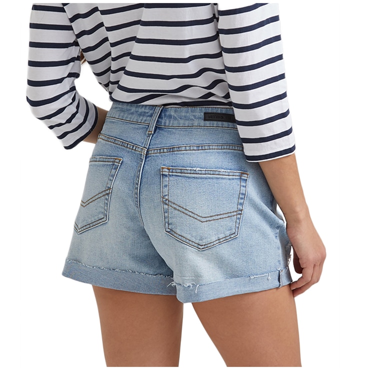 Bettina Liano Women's Denim Short - Light Blue Bettina Liano Women's Denim Short - Light Blue