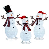 Snowman Family 3 Piece Set