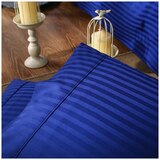 Bdirect Kensington 1200TC Cotton Sheet Set in Stripe - Single Indigo