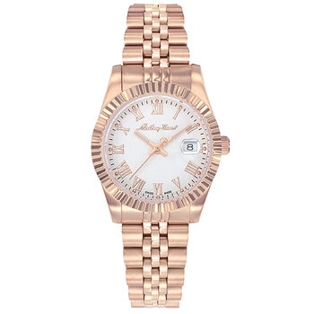 Mathey-Tissot Rose Gold Steel White Dial Women's Watch D810PRA