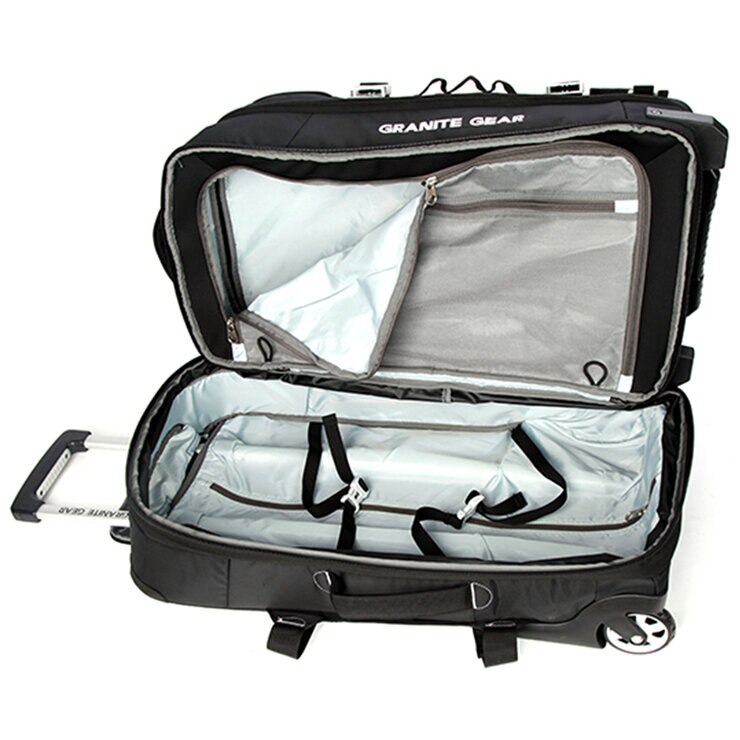 Granite Gear Wheeled Duffle Black
