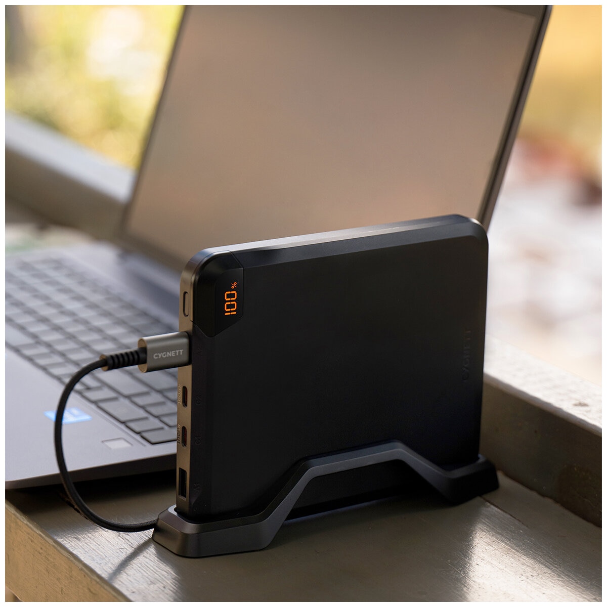 Cygnett VertPWR 25K Obsidian Laptop Power Bank CY5128PBCHE