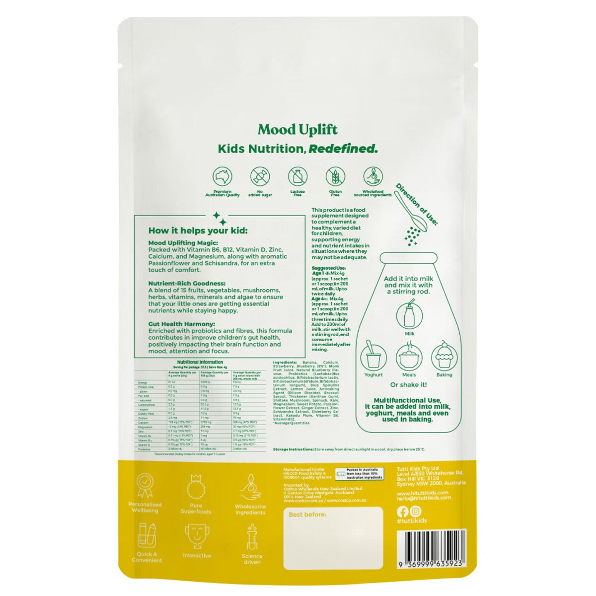 Tutti Kids Mood Uplift 150g