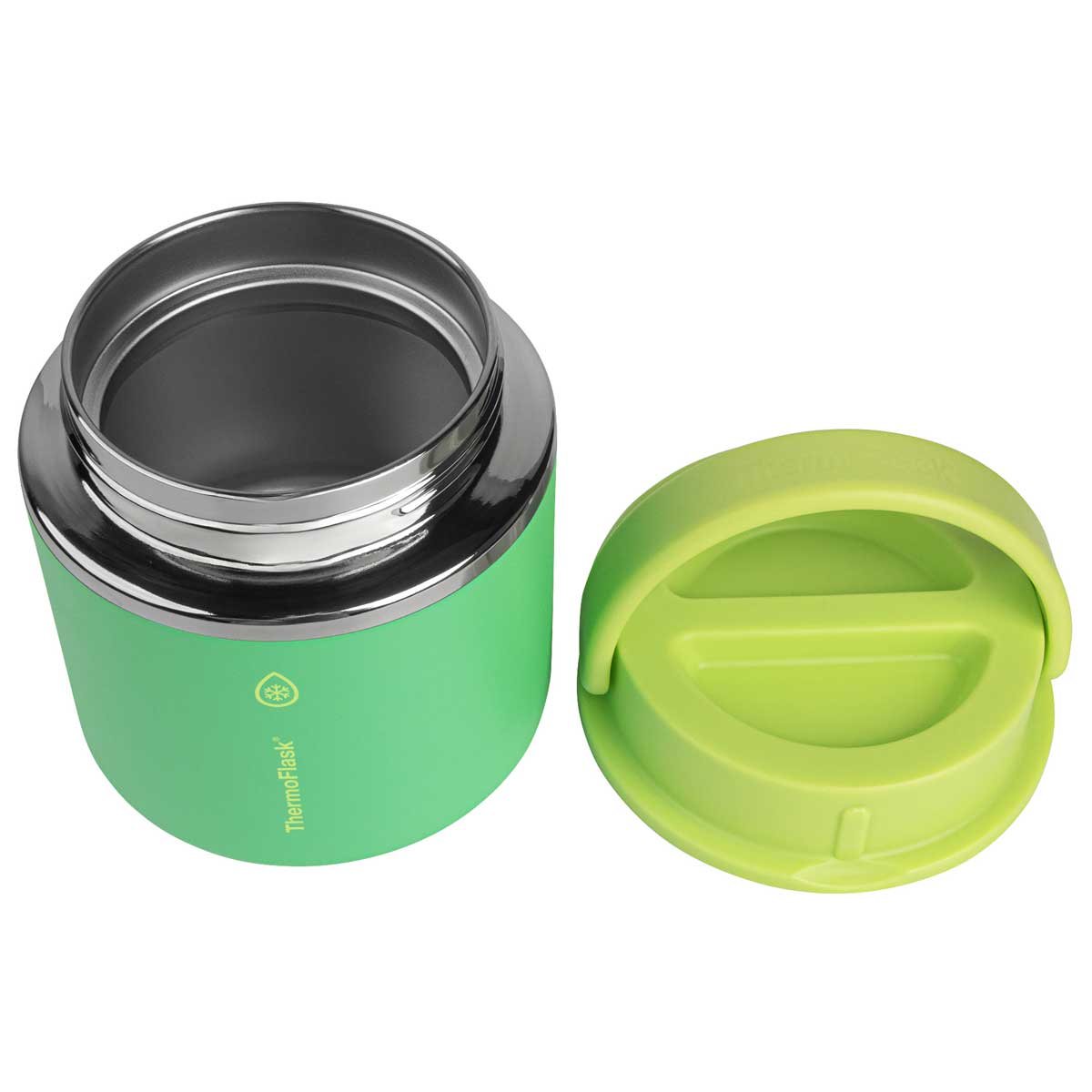 ThermoFlask 590ml Insulated Food Jar 2 Pack Green And Red