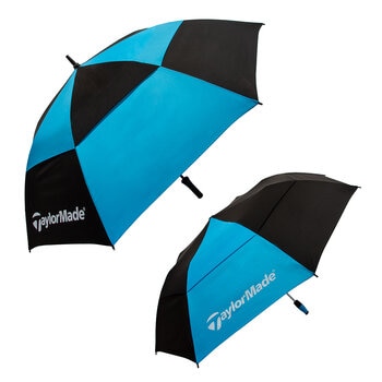 Taylormade 157.5cm Golf And 147.3cm Jumbo Compact Umbrella Set 2 Pack