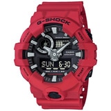 Casio G-Shock GA700-4A - Mens Red Black Dl Watch