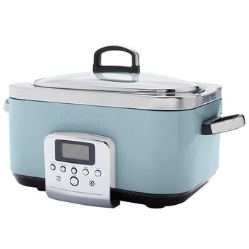 GreenPan 6L Slow Cooker CC005725-003 Blue Haze