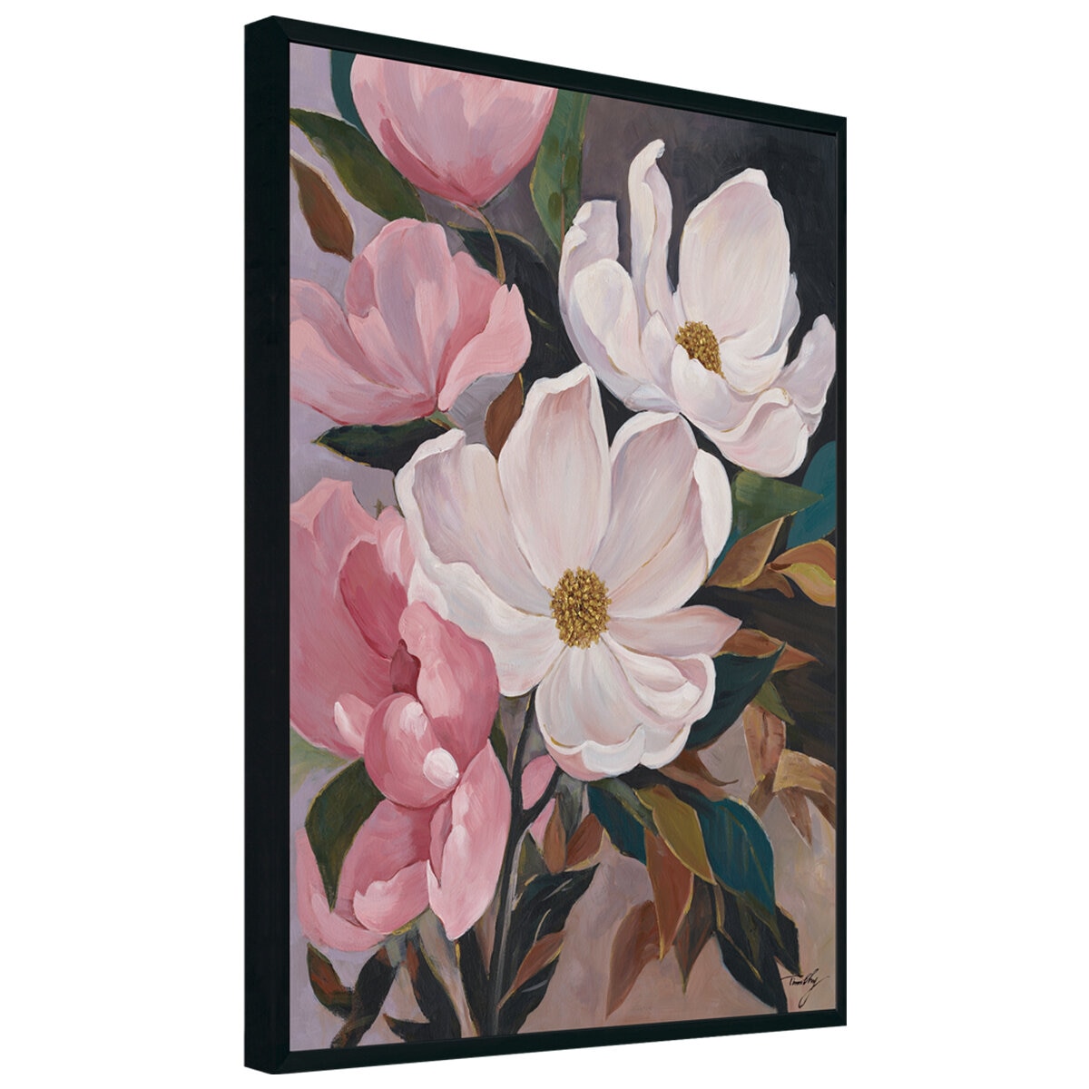 CAFE LIGHTING & LIVING Magnolia Canvas Painting