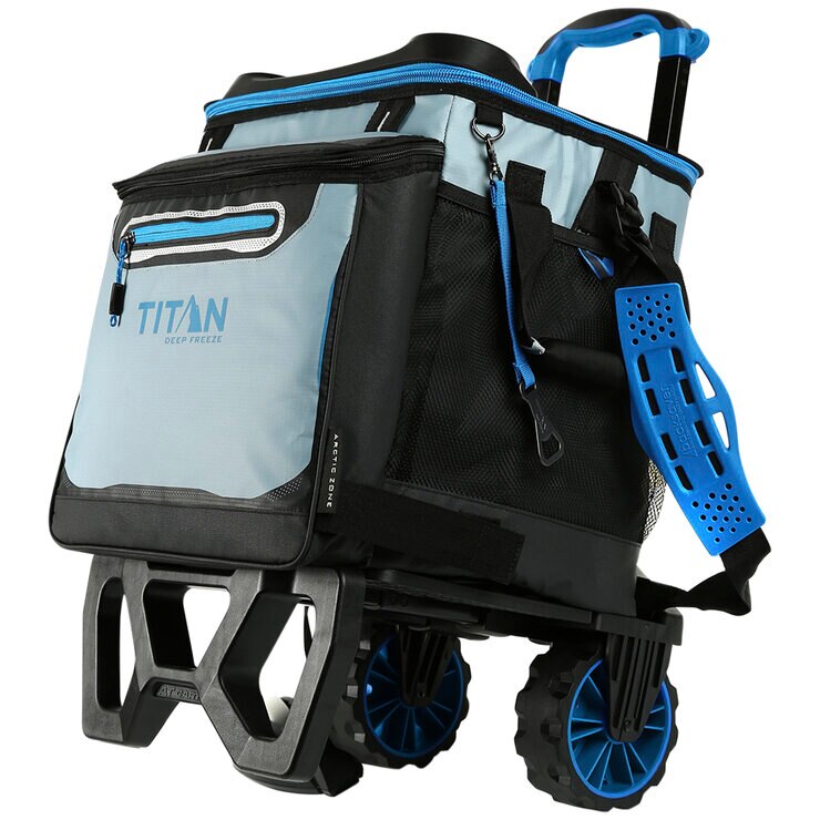 Titan Deep Freeze 60 Can Rolling Cooler