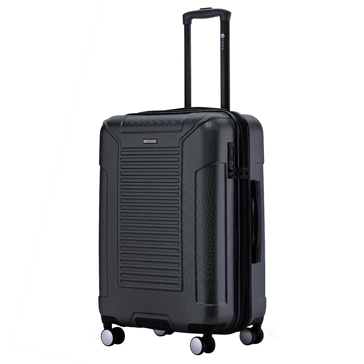 Tosca Matrix Range 3 Piece Luggage Set Black