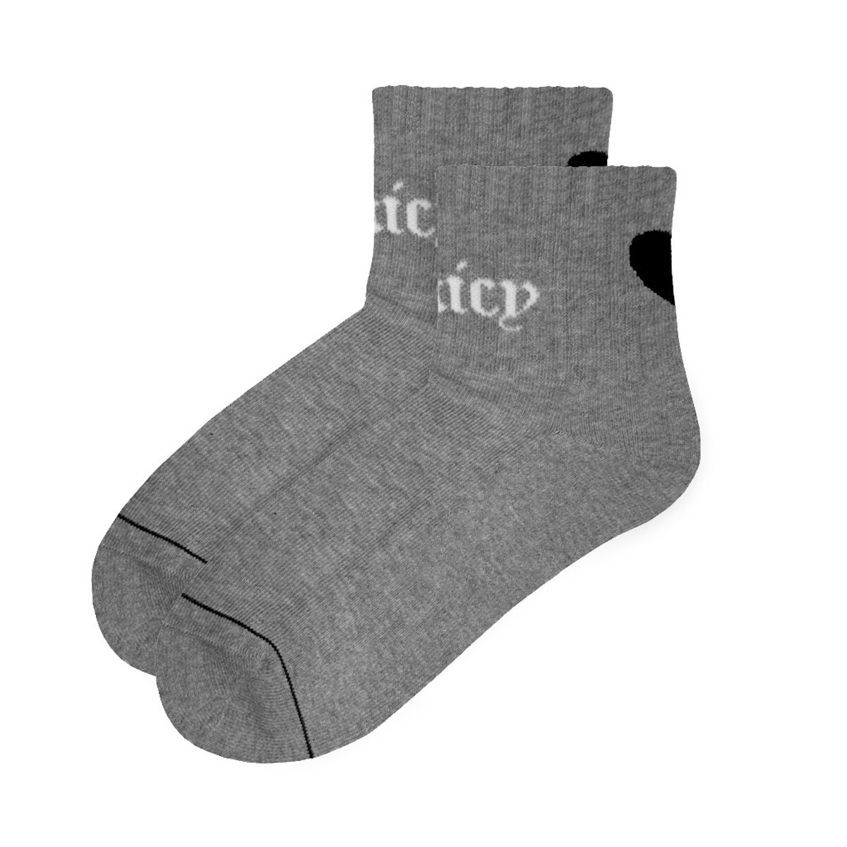 Juicy Couture Quarter Crew Women's Sock 6 Pack Pink Juicy Couture Quarter Crew Women's Sock 6 Pack Pink