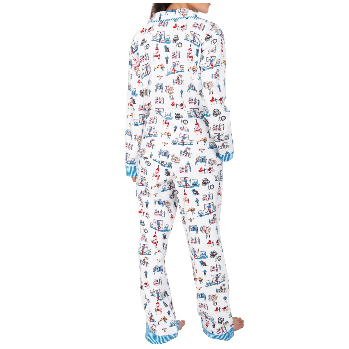 Munki Munki Pyjamas Set - White