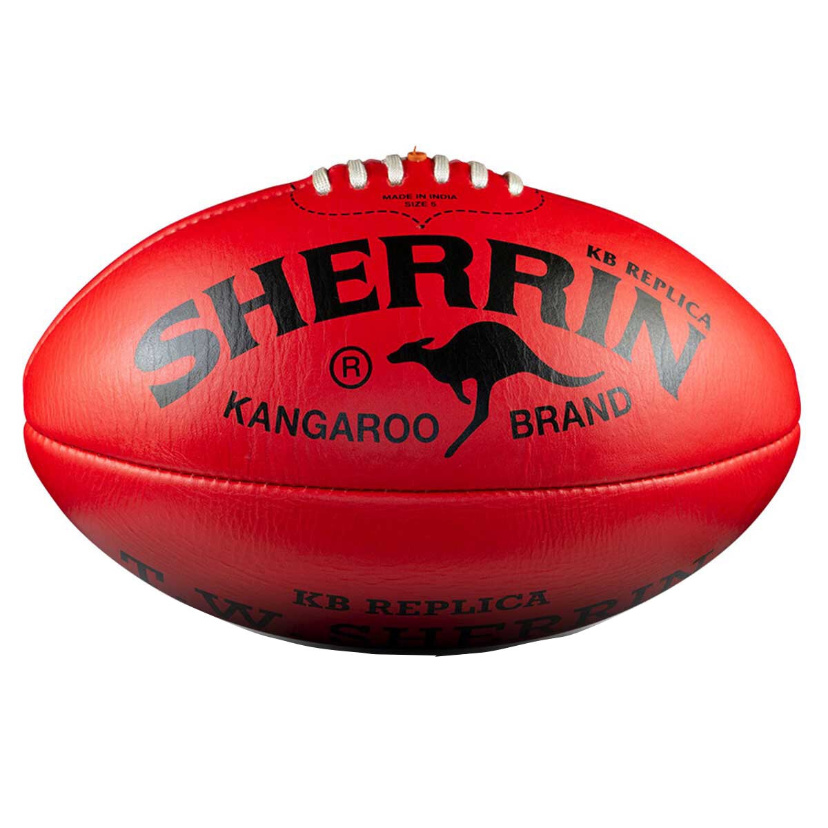 Sherrin AFL Replica Game Ball Red Size 5