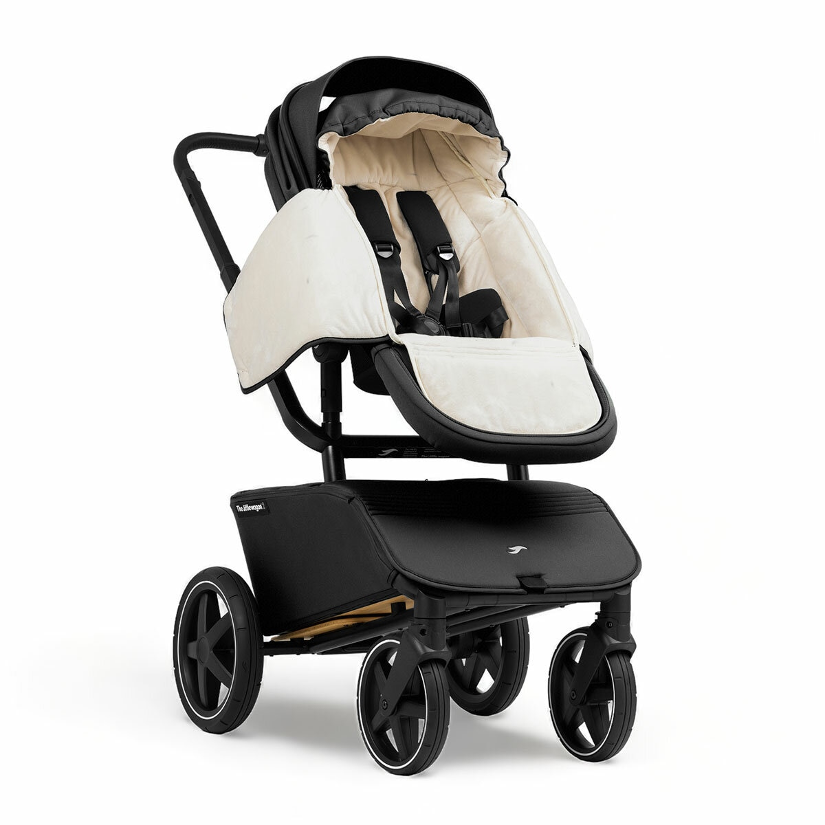 The Jiffle Wagon 6 in 1 Stroller Black