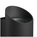 Nordlux Nico Round 22 Black Outdoor Wall Light IP54 GU10
