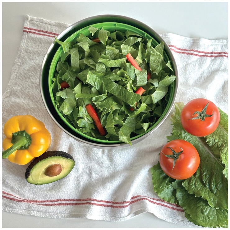 Rollkitchen Stainless Steel Salad Spinner 4.5L