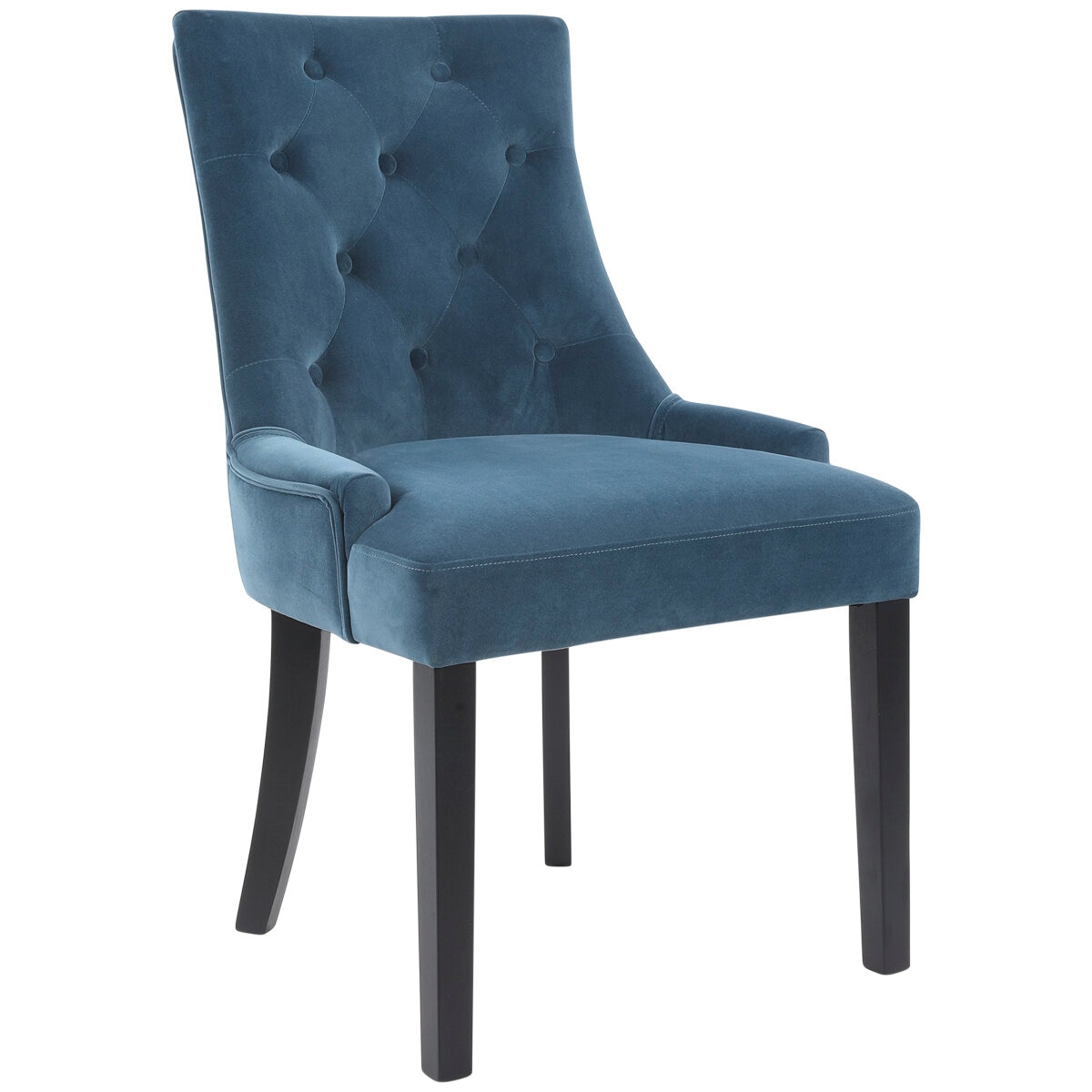 Moran Arlo Dining Chair Velvet Aqua Blue