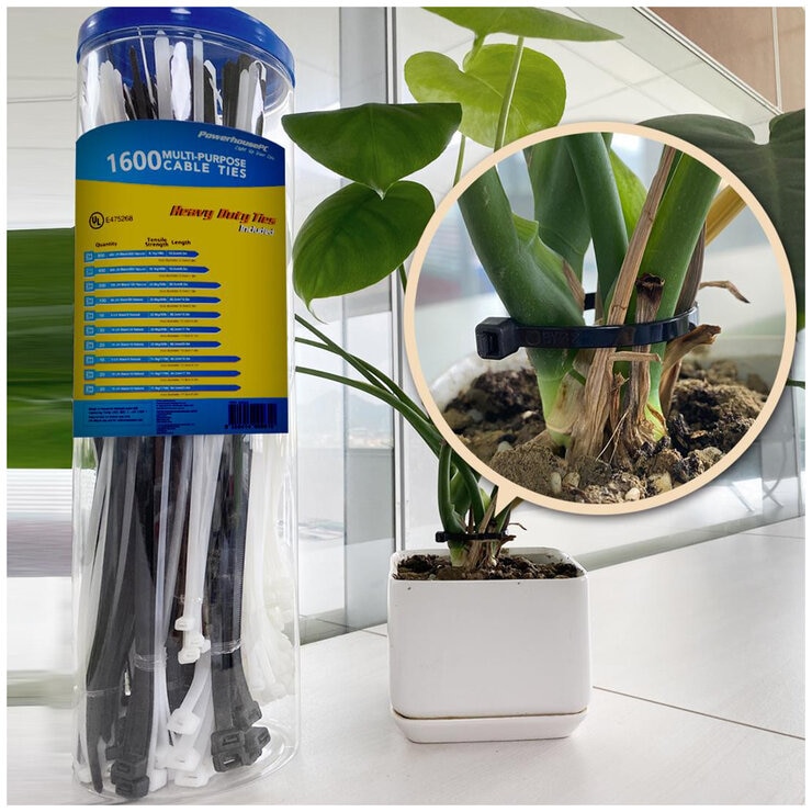 Heavy Duty Multi-Purpose Cable Tie 1600 Pieces Heavy Duty Multi-Purpose Cable Tie 1600 Pieces