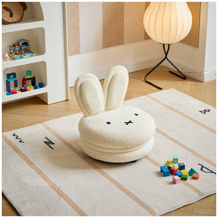 Aesthetik Kids White Miffy Macaron Chair - Arrived