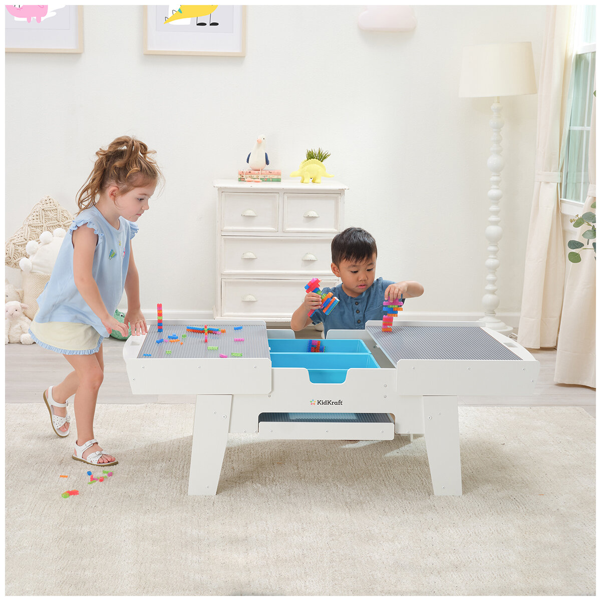 Building Bricks Play N Glow Activity Table