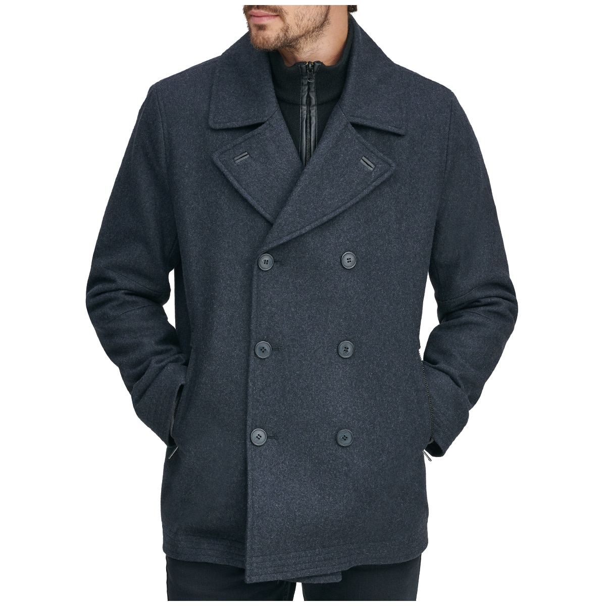 Andrew Marcs Wool Jacket - Midnight Blue