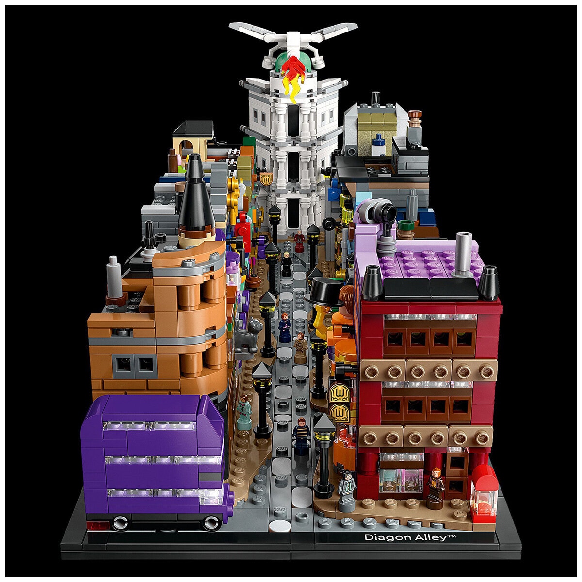 LEGO Harry Potter Diagon Alley Wizarding Shops, Wizard Set for Adults 76444