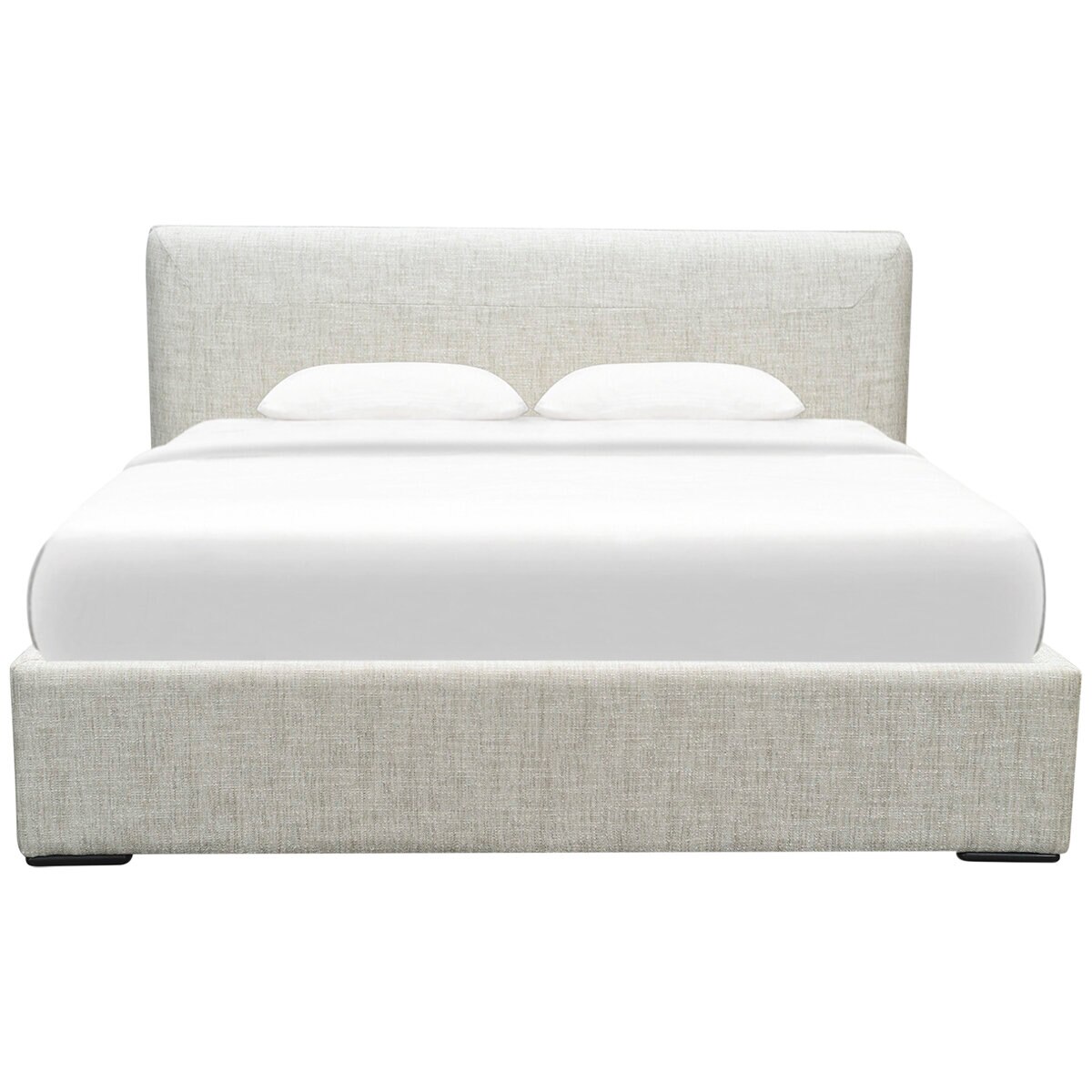 Moran Ora King Bedhead with Encasement and Slats Natural