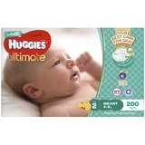 Huggies Ultimate Infant Size2 200 Pack