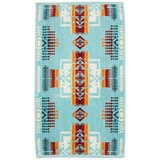 Pendleton Jacquard Hand Towel Aqua
