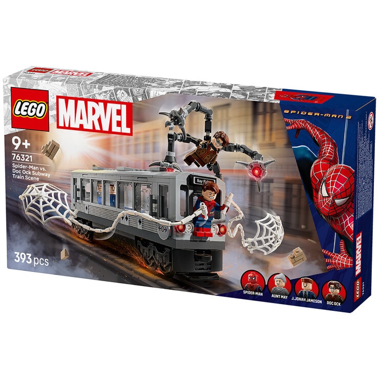 LEGO Marvel Spider-Man vs. Doc Ock Subway Train Scene 76321