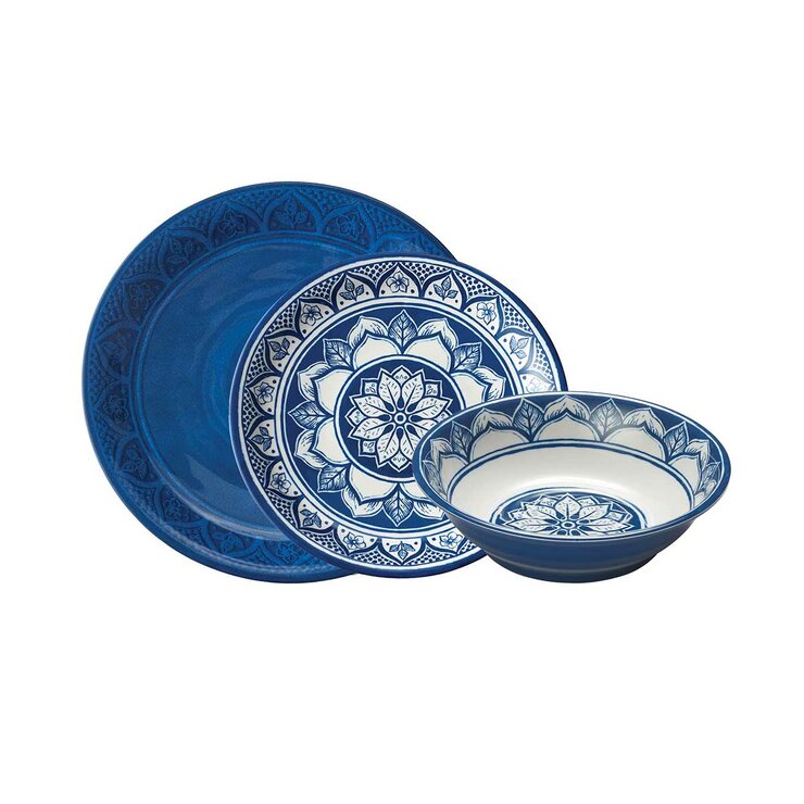 Pandex Melamine Dinnerware 12 Piece Set